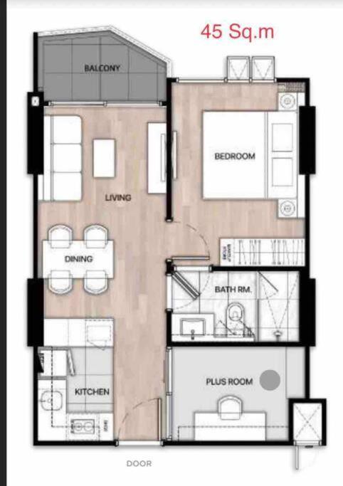 New & Cozy 2 Bedroom @ The Astra Sky River Chiang Mai Buitenkant foto