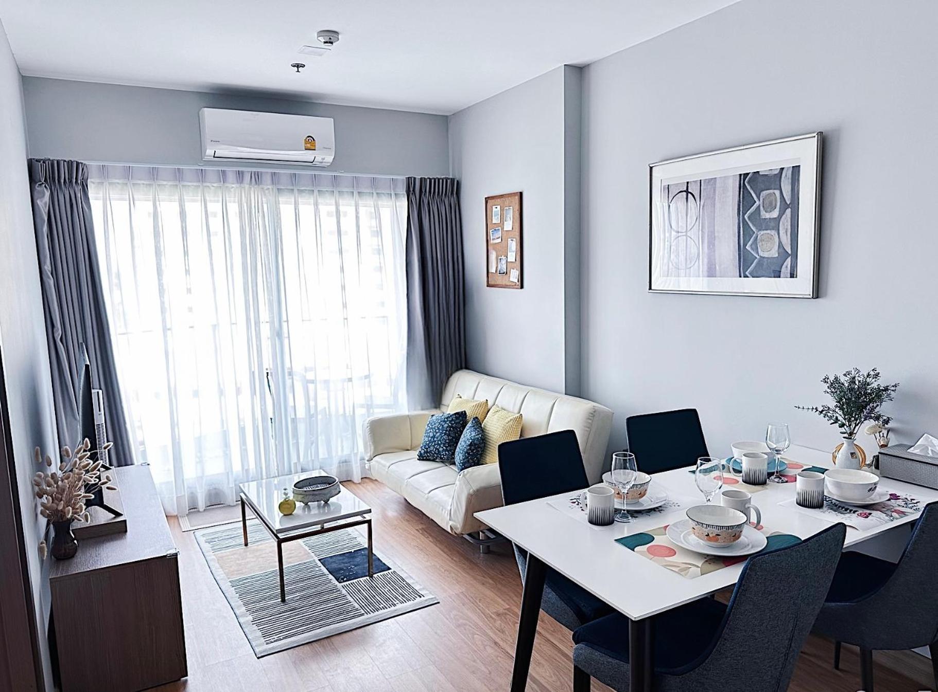 New & Cozy 2 Bedroom @ The Astra Sky River Chiang Mai Buitenkant foto