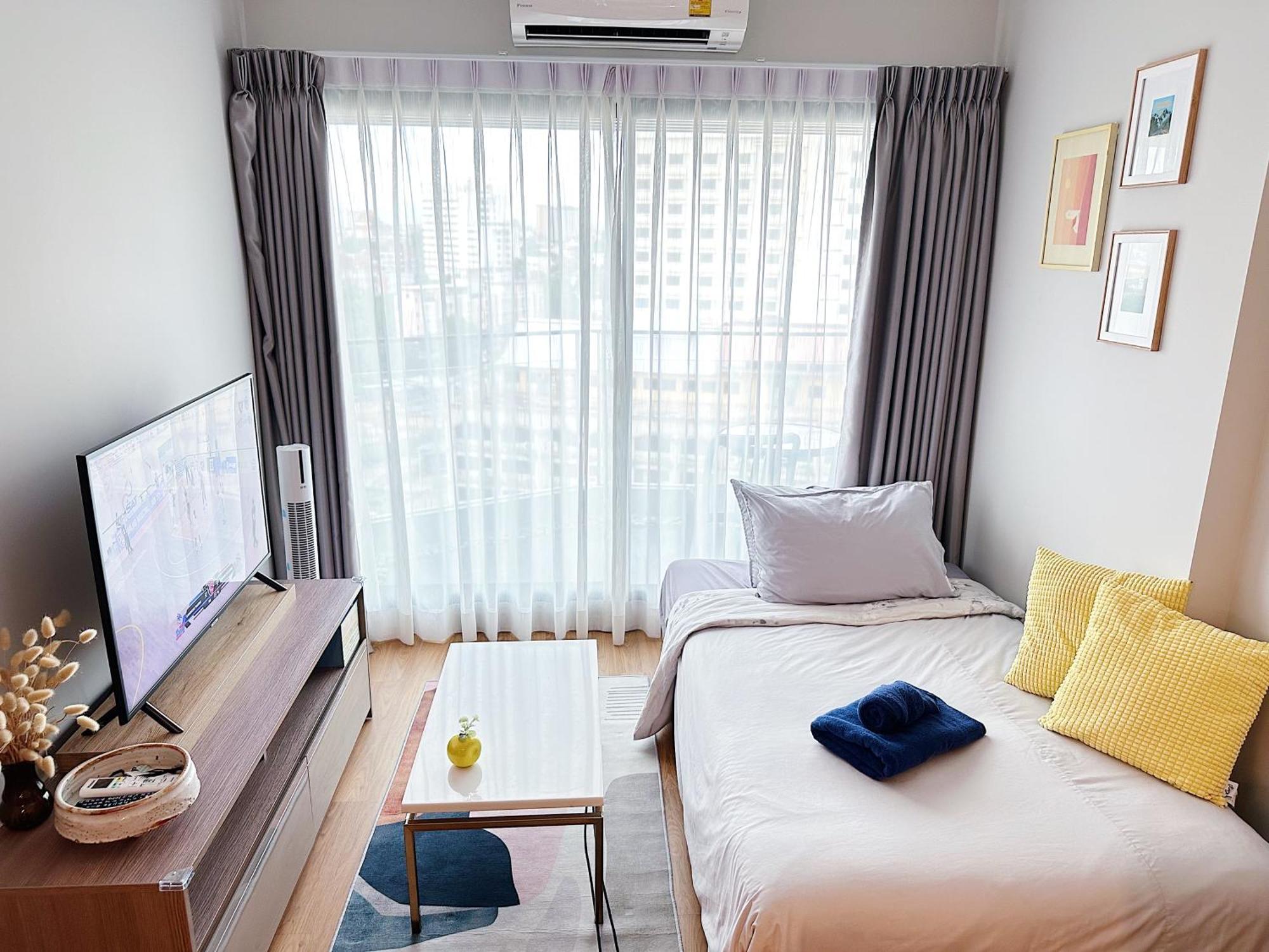 New & Cozy 2 Bedroom @ The Astra Sky River Chiang Mai Buitenkant foto